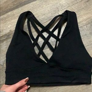 Black ethos sports bra